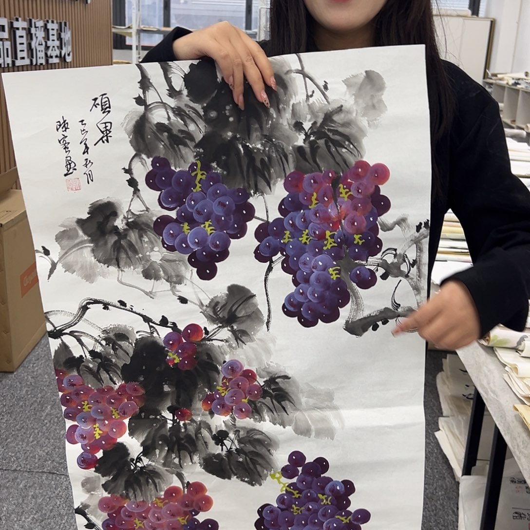 国画国画作品纯手工