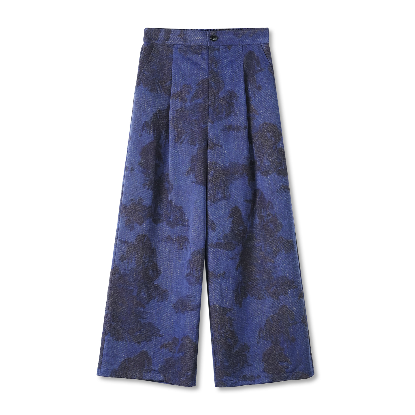 嶙峋蓝调裤子 新中式国风女装2c1155963