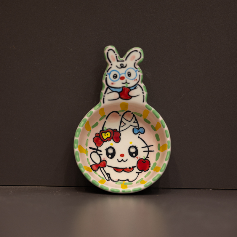 462小兔子手绘卡通豆勺