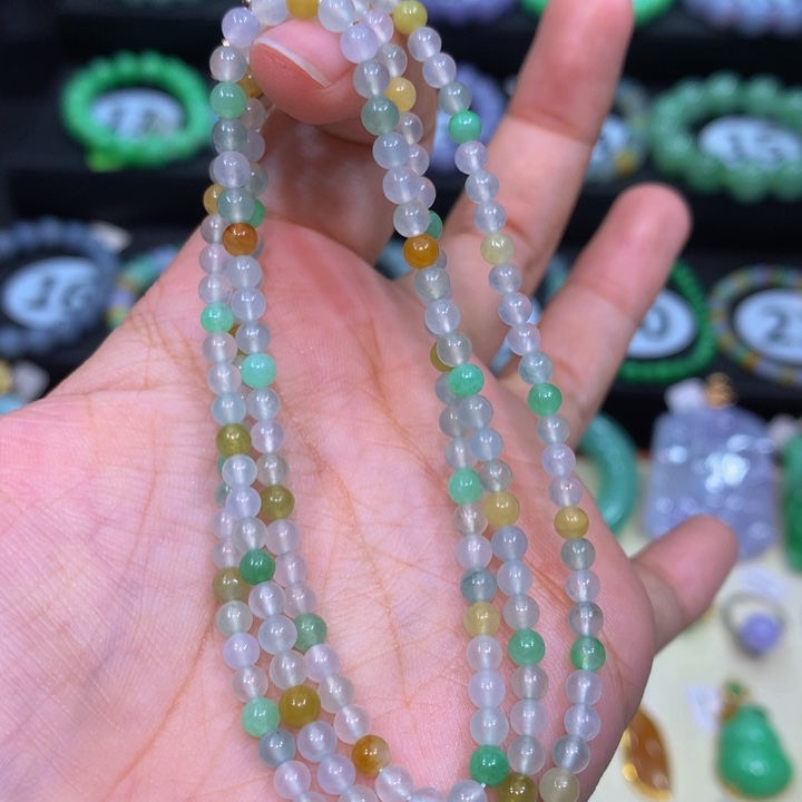 积***翠翡翠未镶嵌手链翡翠