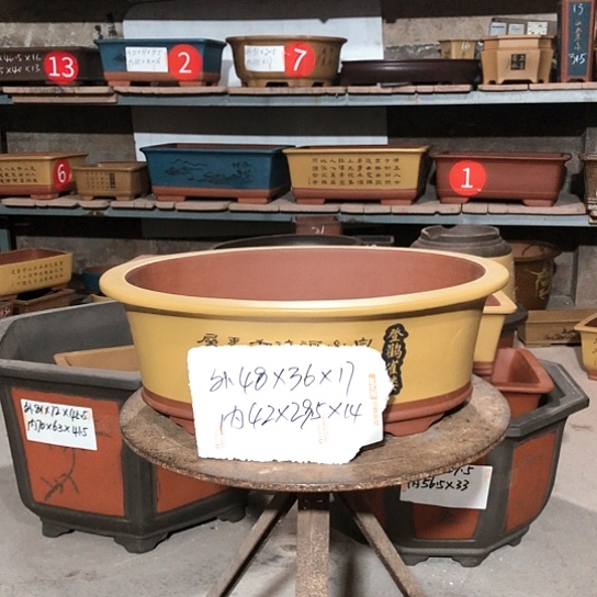 紫砂紫砂花盆包邮