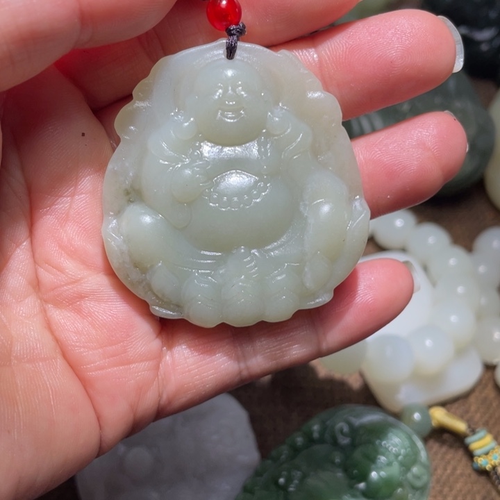 和田玉未镶嵌挂件
