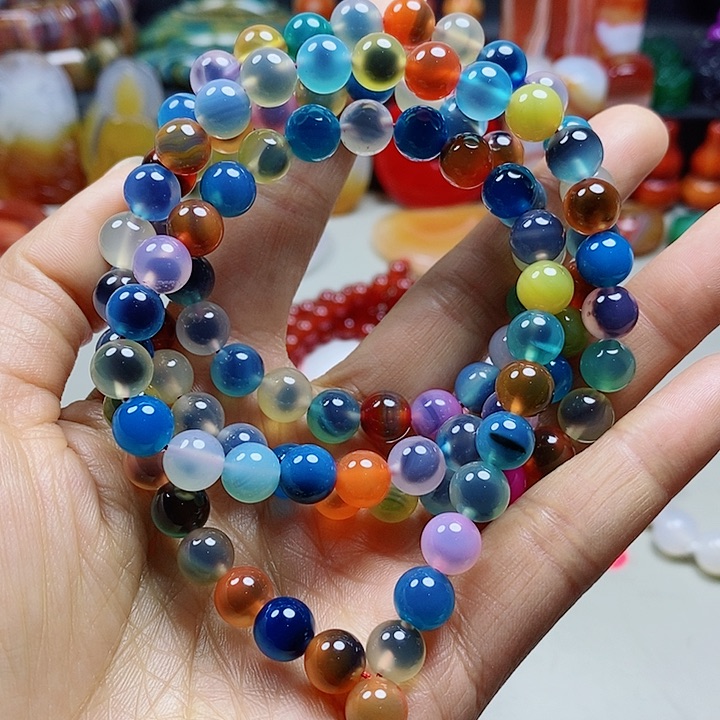 未镶嵌手链玛瑙/玉髓四*天