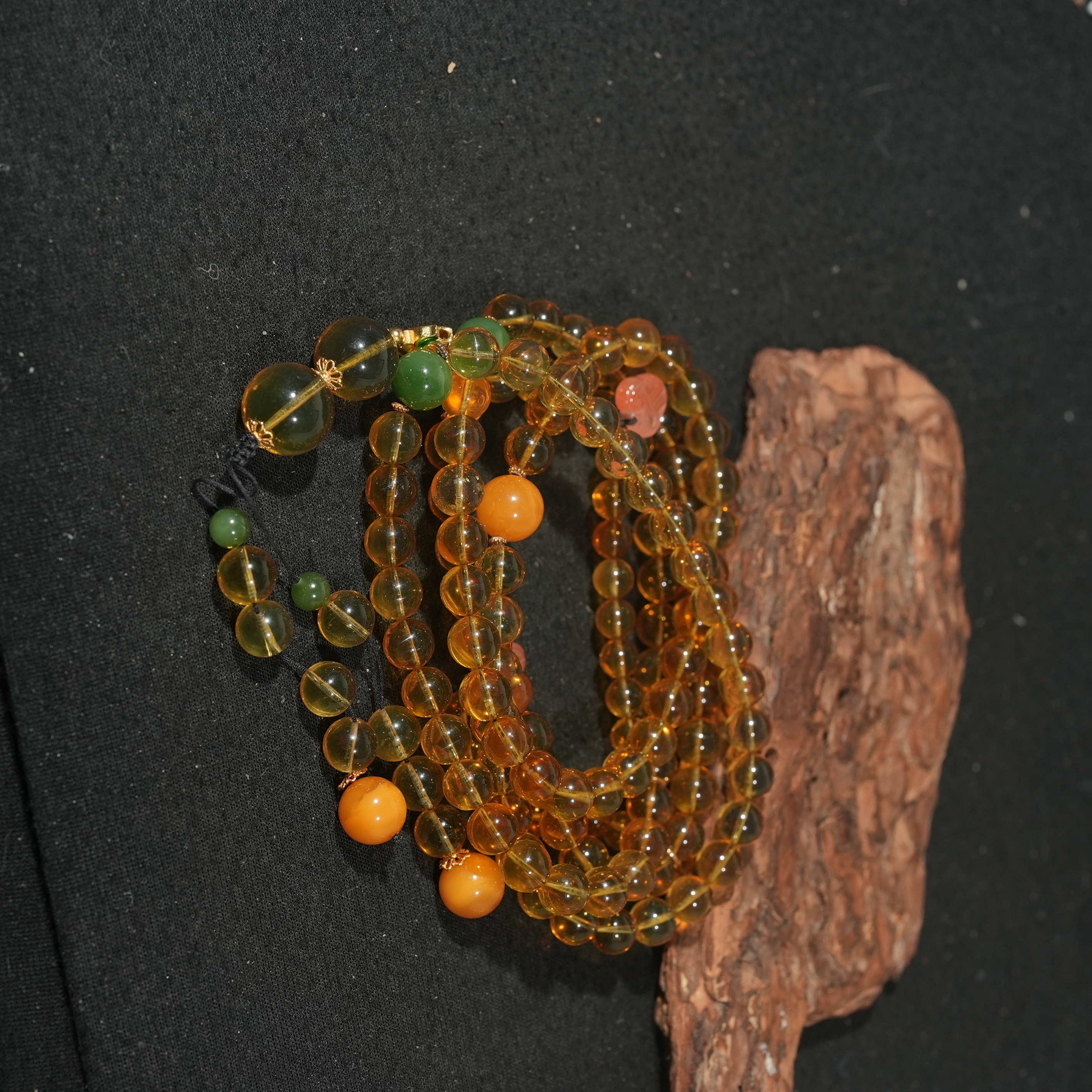 12.3香港王老板-蜜蜡琥珀项链多样性发一7d363