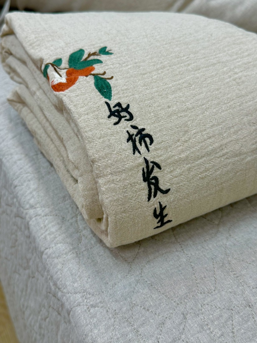 {蛋蛋麻品} 好柿发生 可铺可盖毯子