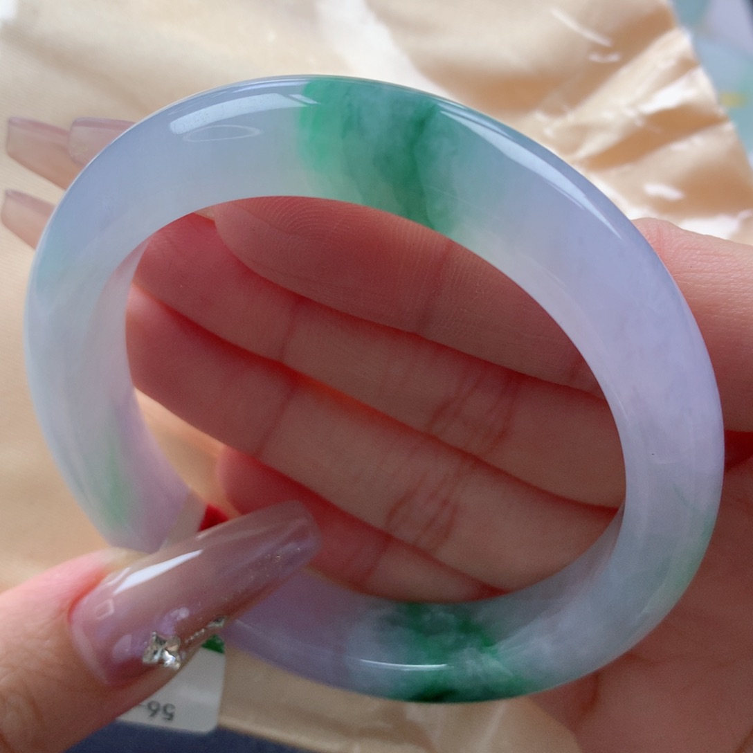 未镶嵌手镯翡翠缅甸天然翡翠A货56