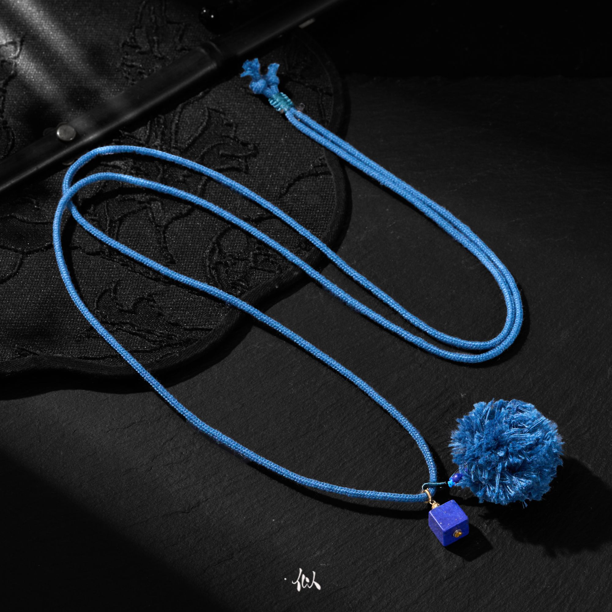  【星夜】·似梓珠宝· 18K金青金石吊坠  多样性发一 XYGD411004-G