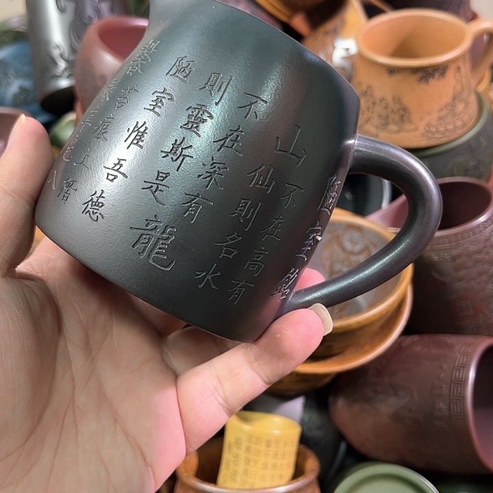 茶杯紫砂全手工紫砂主人杯