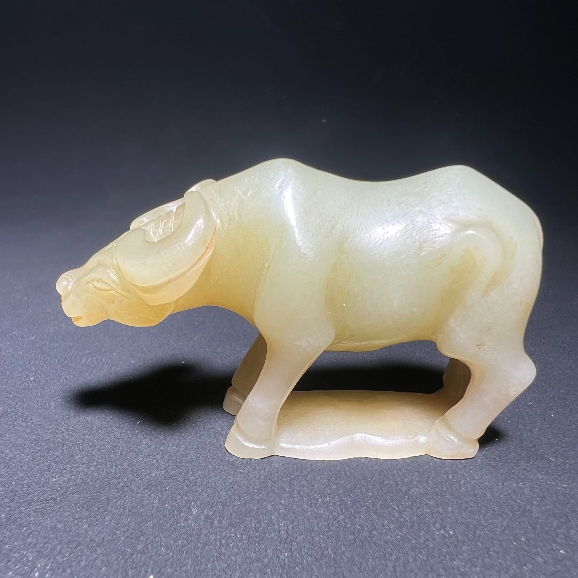 明代站立玉牛/MGA01305A8/集萃斋