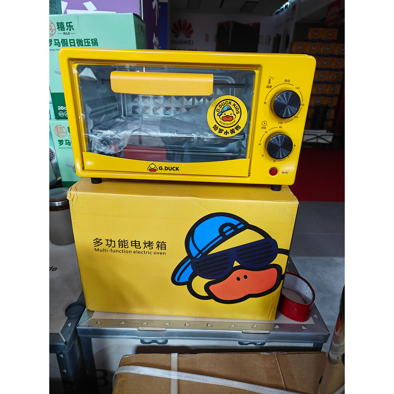 小黄鸭全自动小型迷你电烤箱家用多功能烘焙面包机小烤箱