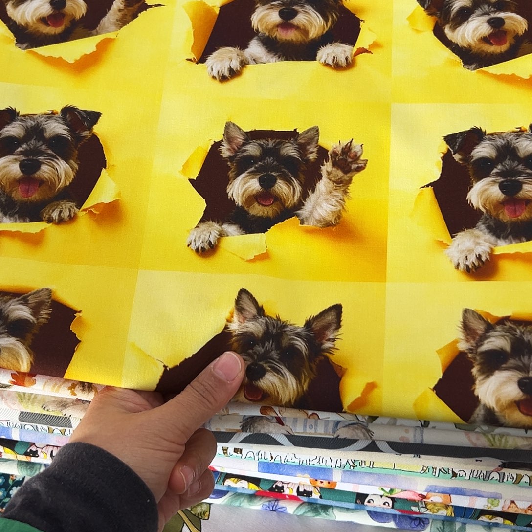 棉一米价纯棉7安帆布1.5米宽果子块