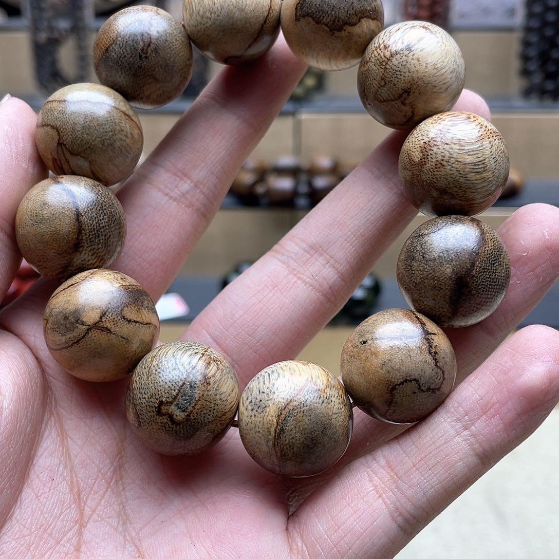 乌木类其他花珠手串2188