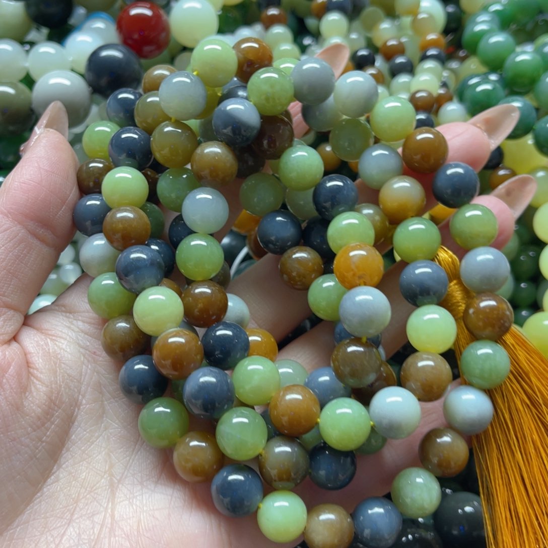 和田玉手串未镶嵌