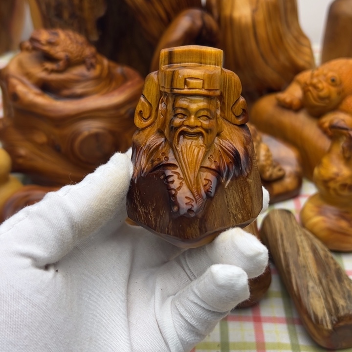 阿***丑柏木（崖柏）陈化老料手串把件 