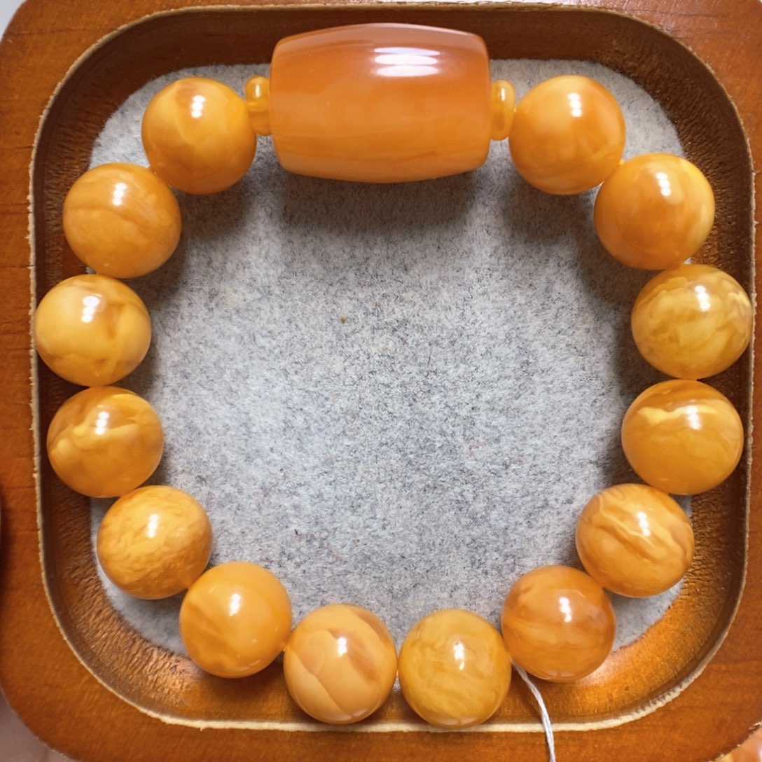 未镶嵌蜜蜡手串蜜蜡手串
