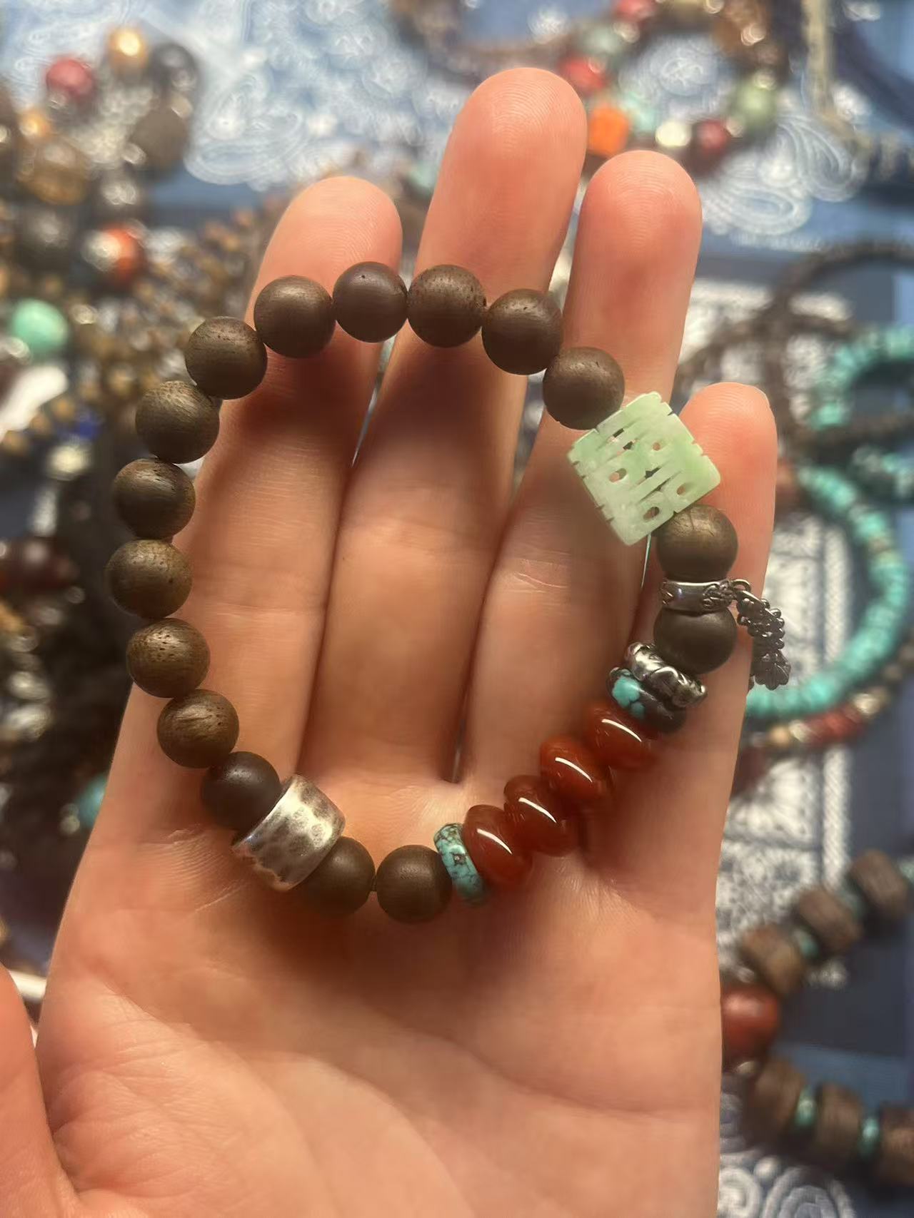 非金属亚克力手链 古风时尚女士手链