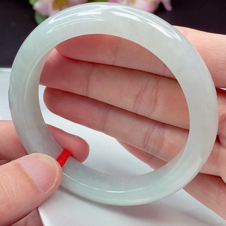 翡翠未镶嵌手镯61圈