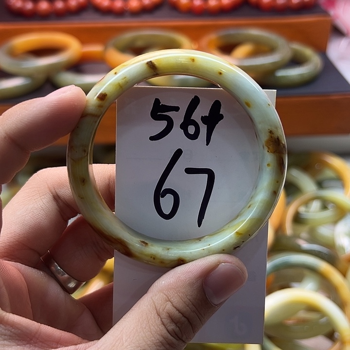 蛇纹石玉合金手镯