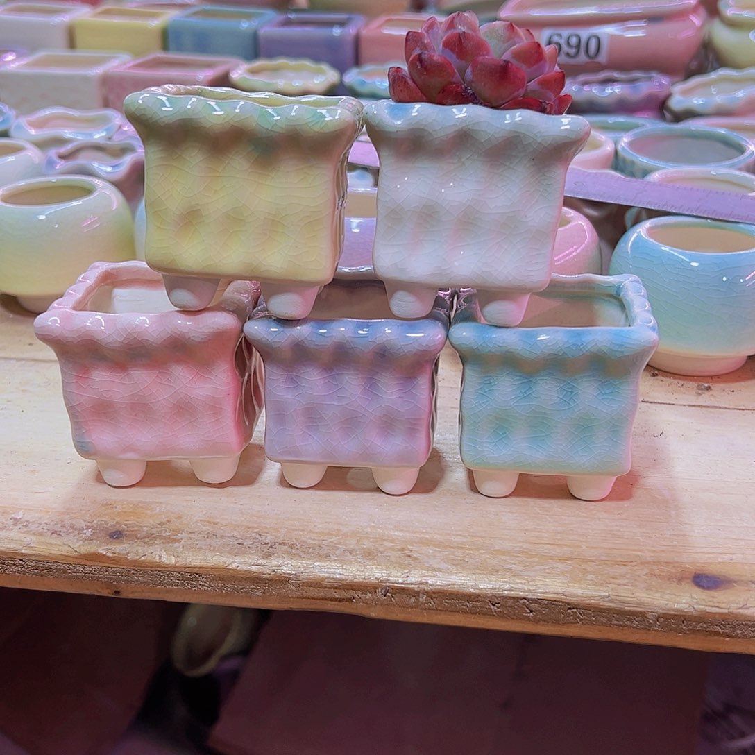 陶瓷花盆当场凑满12包邮