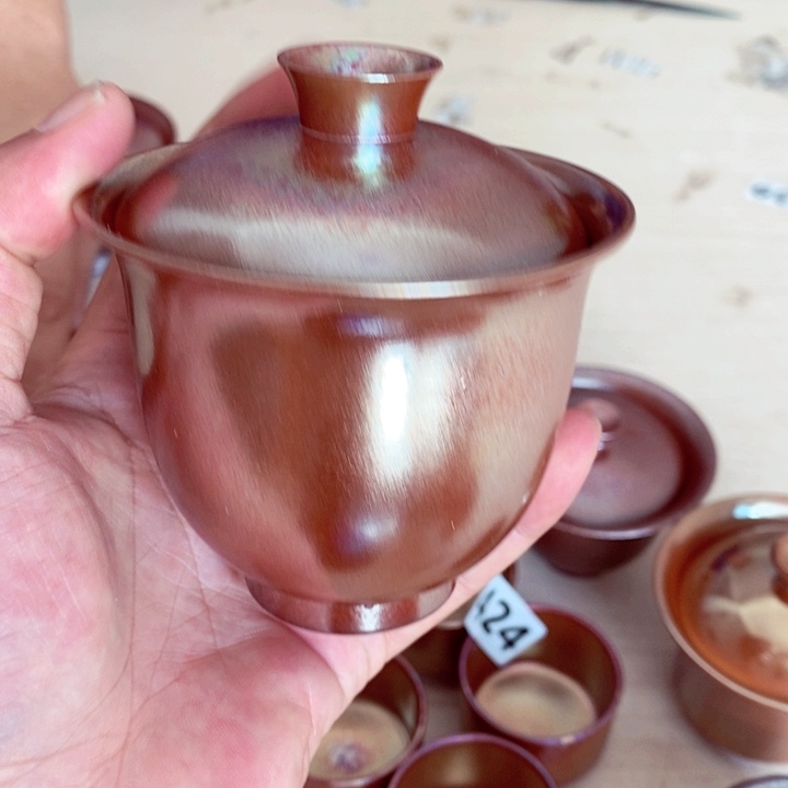 柴烧茶具套杯子杯子