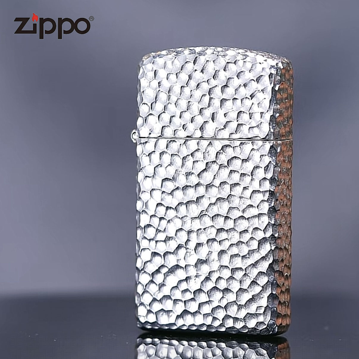 ZIPPO 打火机正品 1606包银无象陨石坑DY9920DK 0007