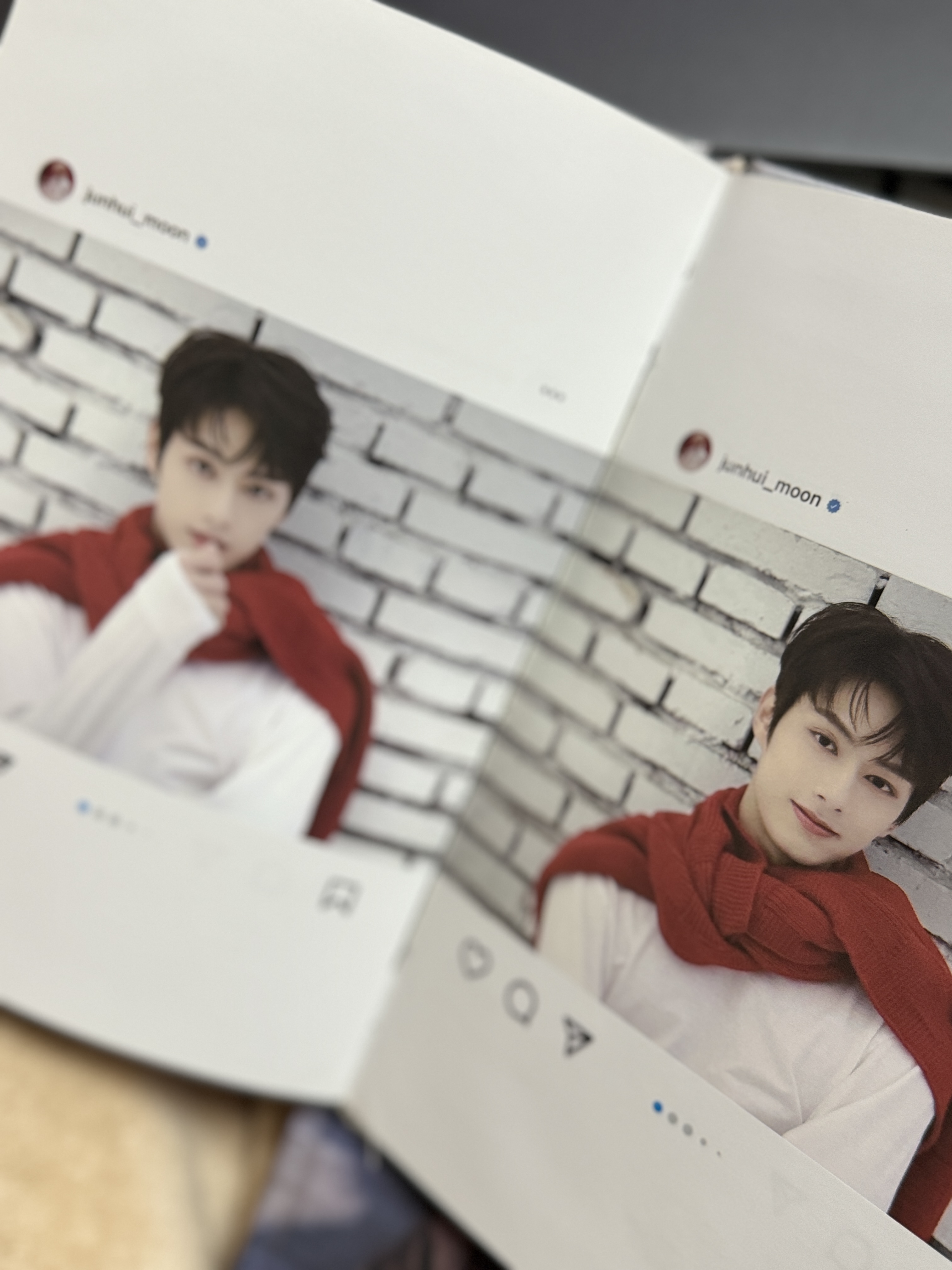 SEVENTEEN 文俊辉 2021年整ins图片 硬封面精装册