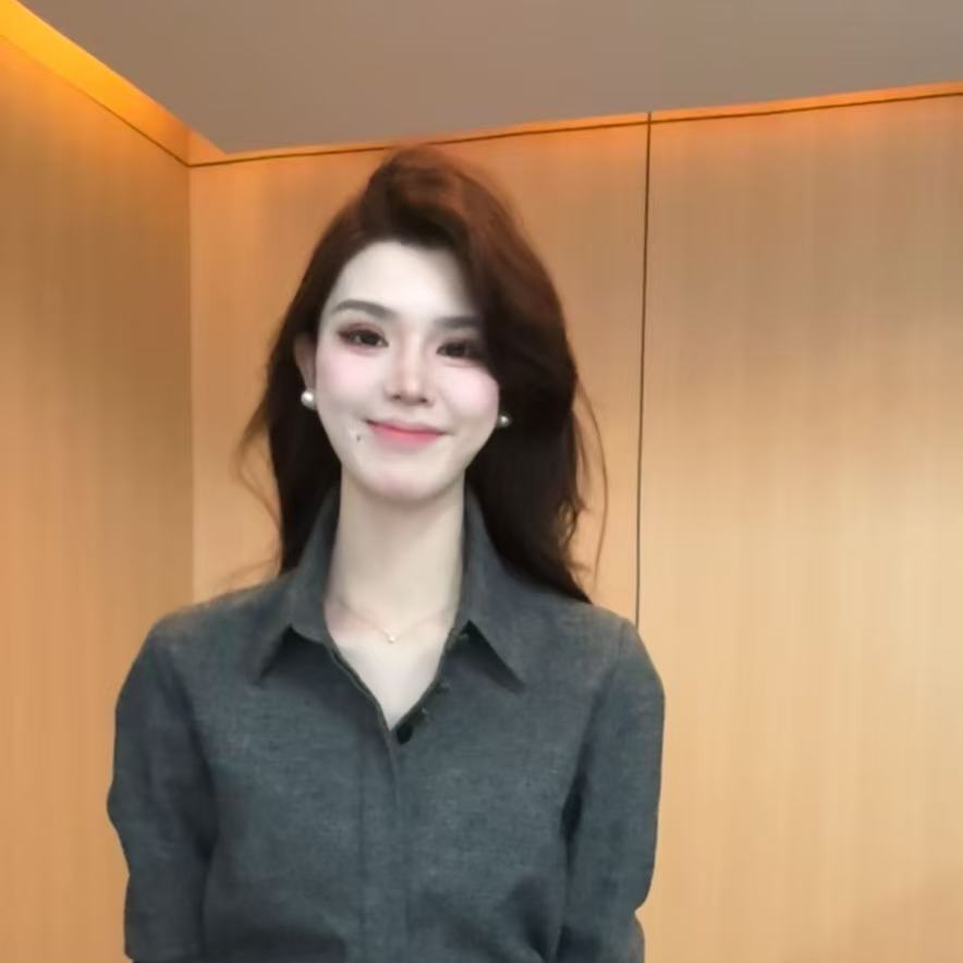 【微风秋月】高级感时尚气质百搭显瘦长袖衬衫ZKK000059款