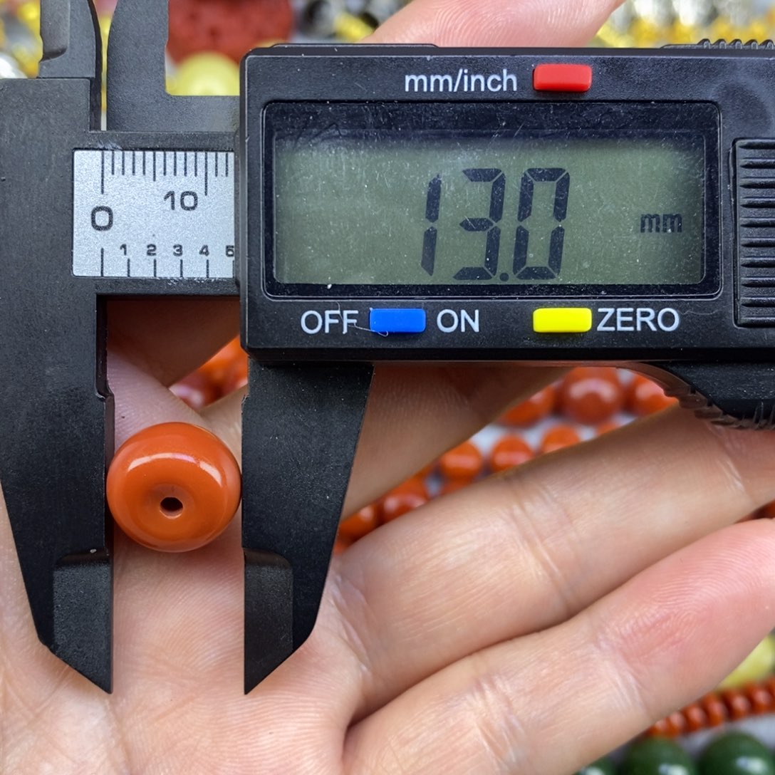 南红玛瑙未镶嵌单珠13mm