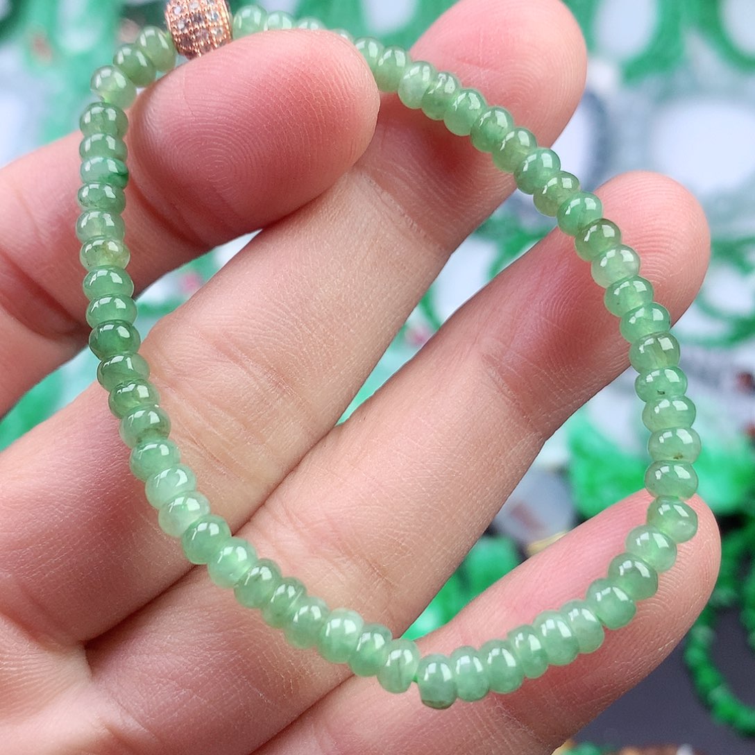 未镶嵌手链翡翠手串