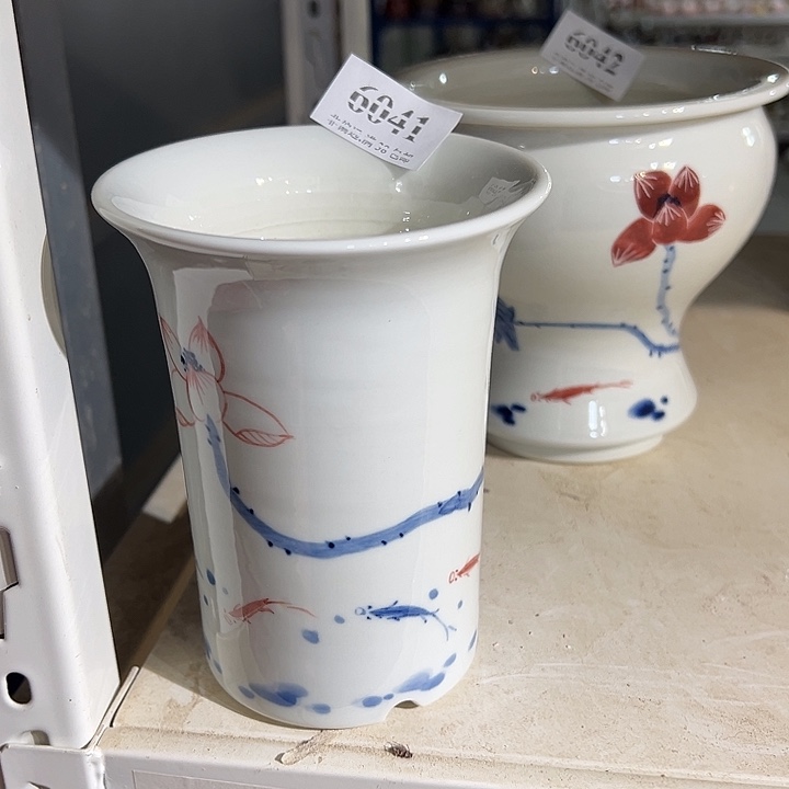 口10高14 手工花盆满30包邮