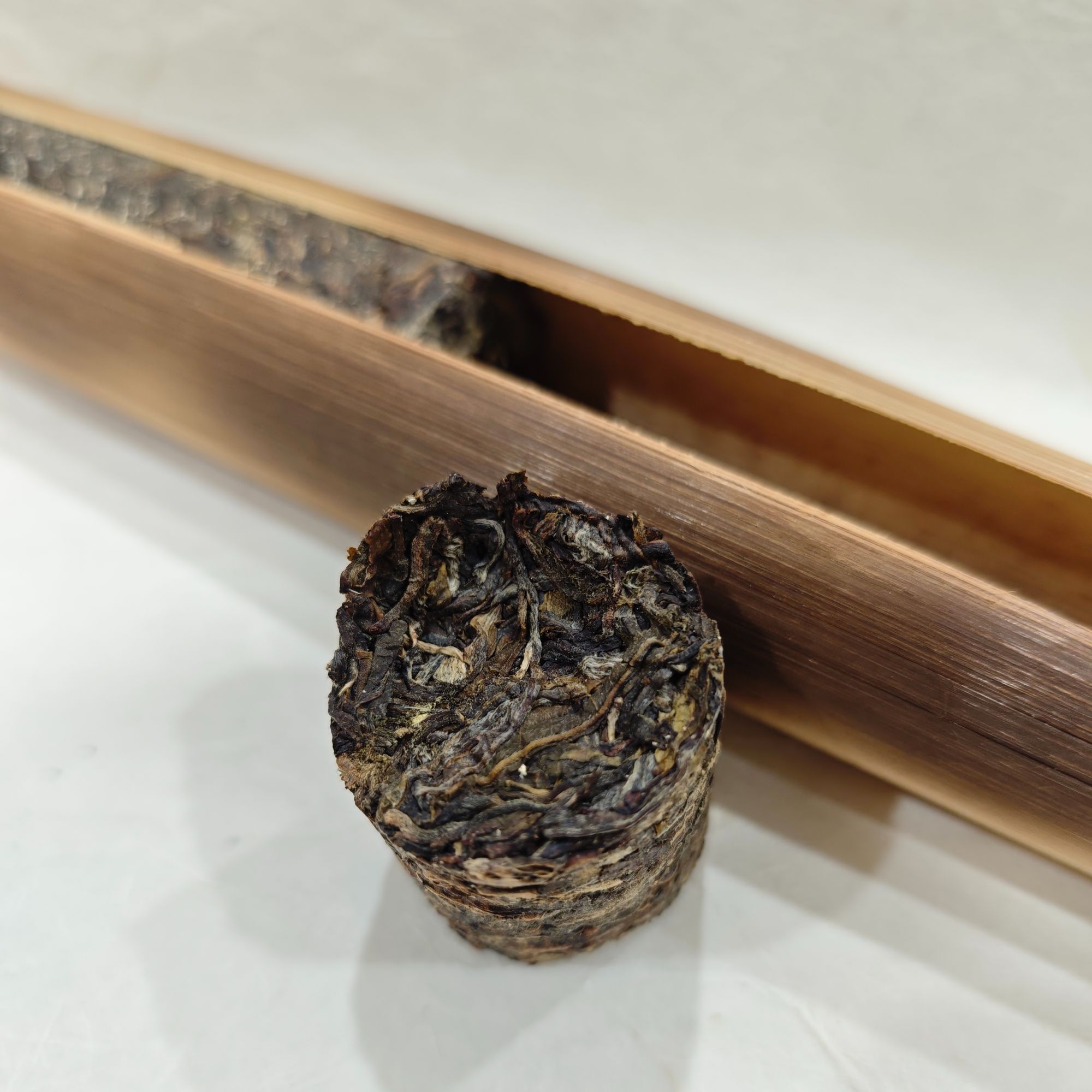 竹筒茶 古树普洱生茶