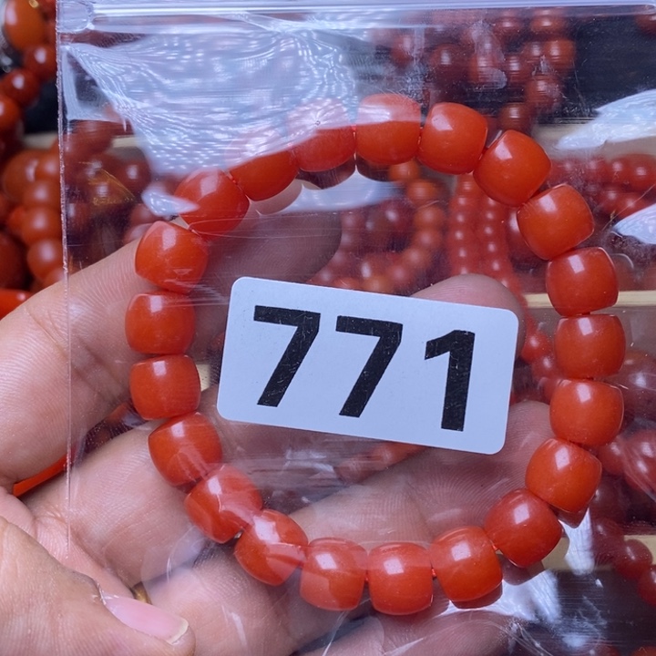 南红玛瑙手链未镶嵌朵*