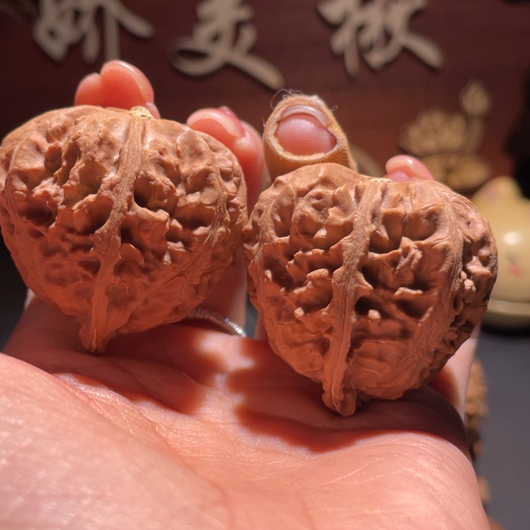 文玩核桃吊坠海洋之心40