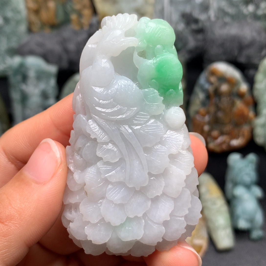 定制翡翠未镶嵌天然缅甸翡翠A货毛货抛光定制