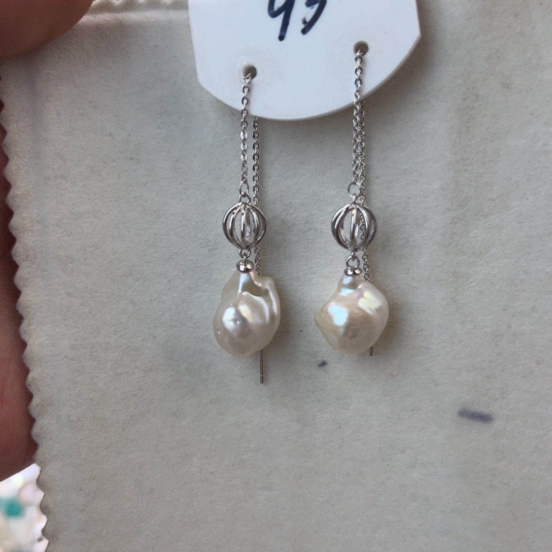 淡水珍珠耳饰未镶嵌