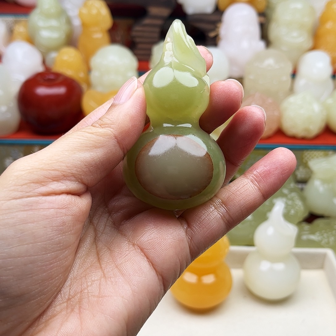 姑***爷石材葫芦手把材料