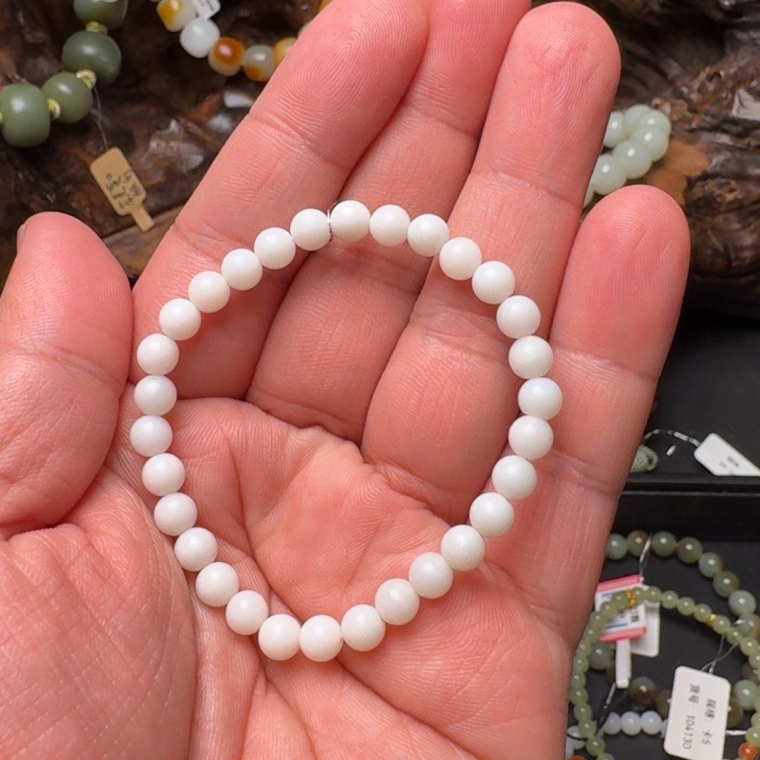 和田玉手链未镶嵌6