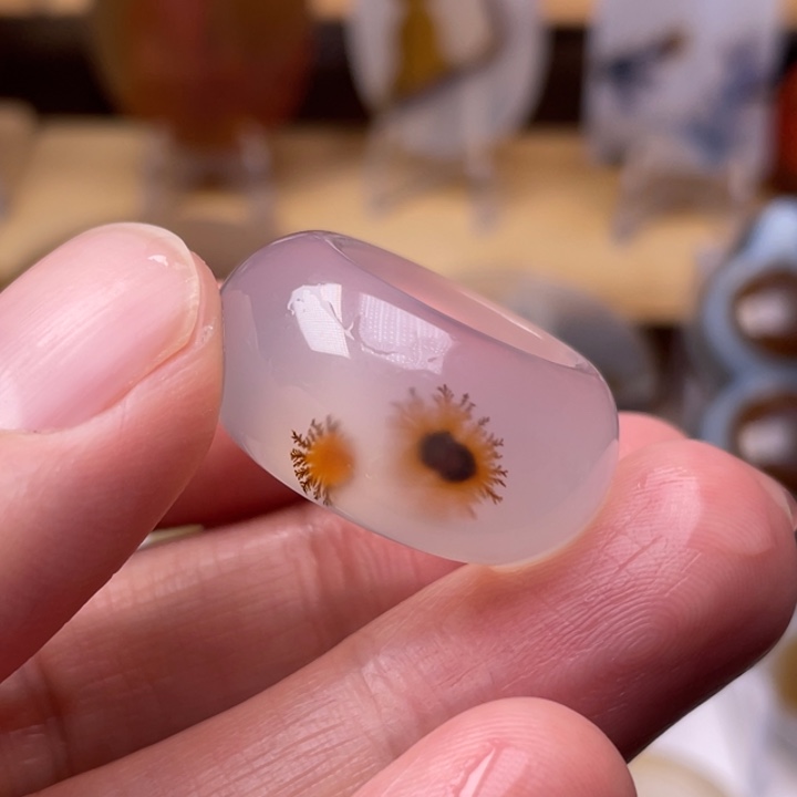 天***宝玛瑙/玉髓未镶嵌吊坠(不含链)