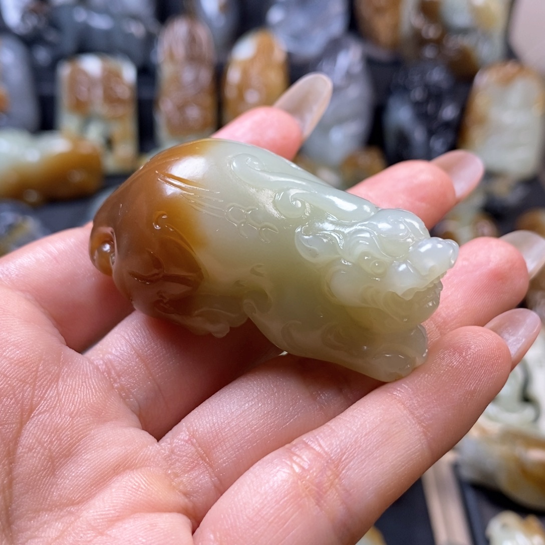 和田玉未镶嵌挂件