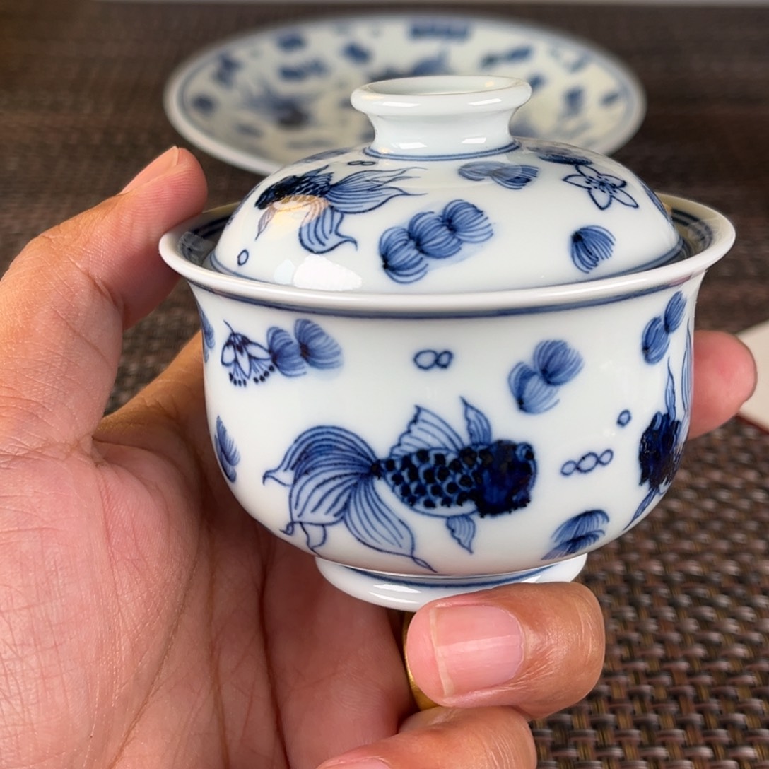 瓷片微瑕景德镇陶瓷杯子