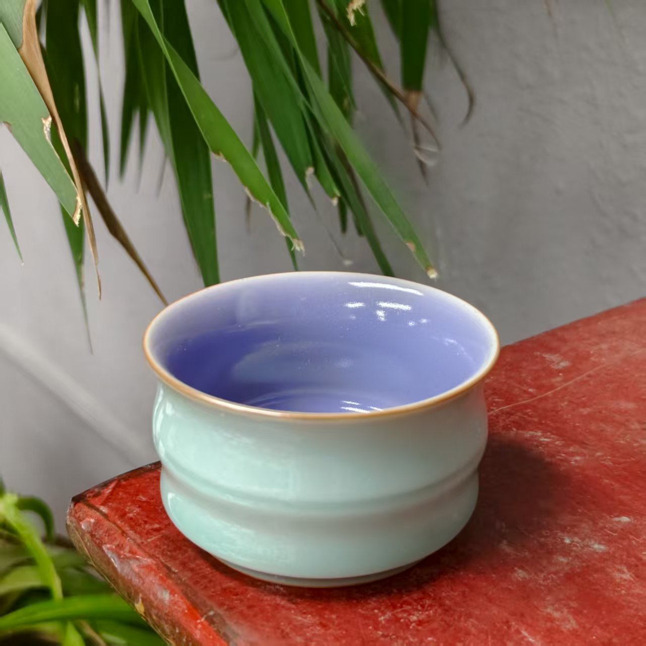 天青丁香紫竹节杯cc9581