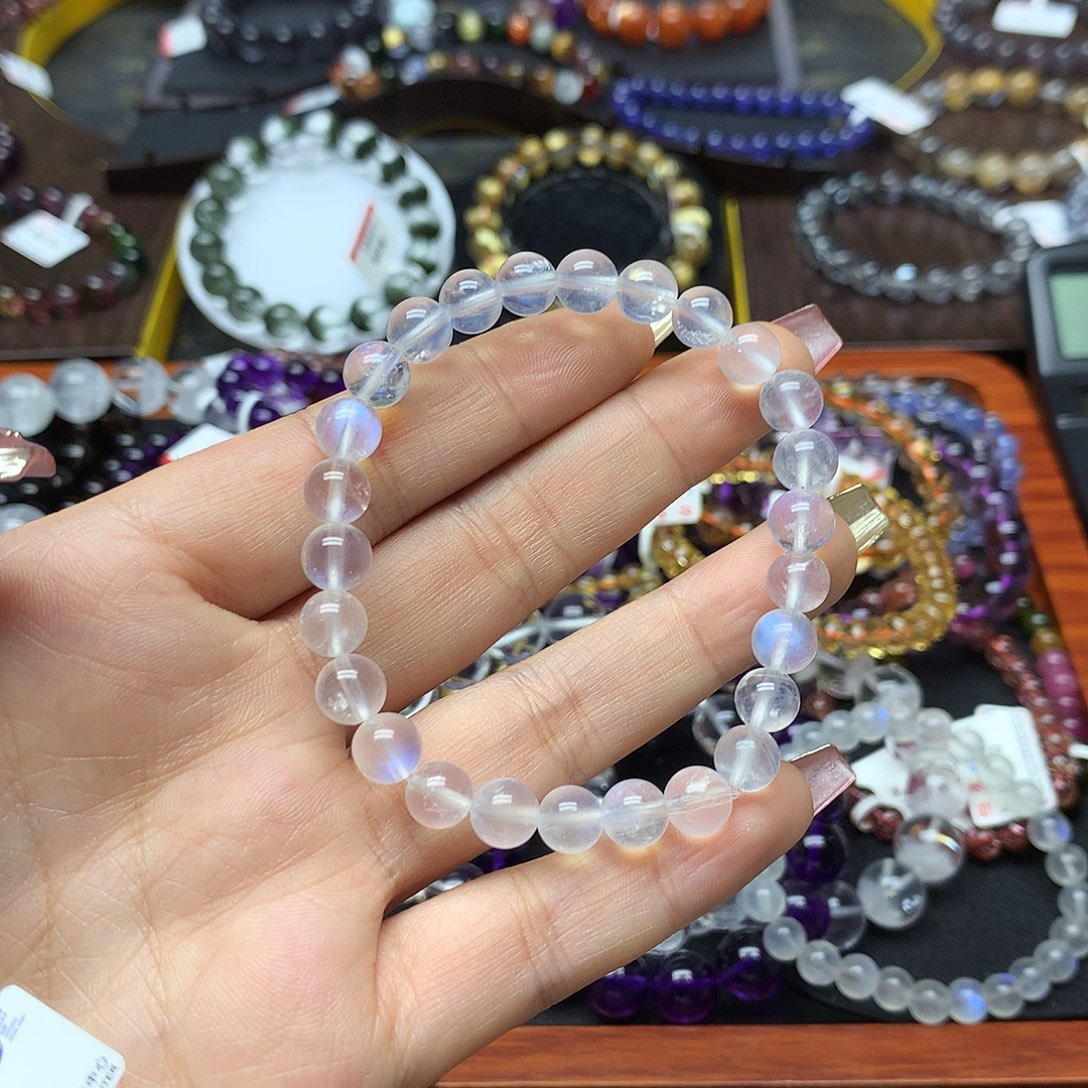 月光石手链未镶嵌