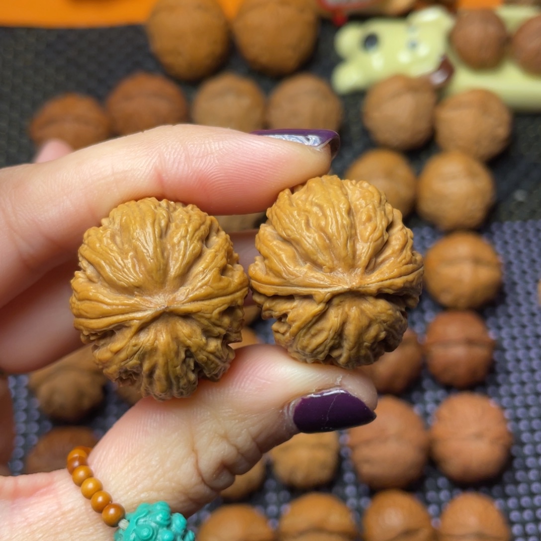 吊坠文玩核桃30尺全品闷尖粗筋元宝0002