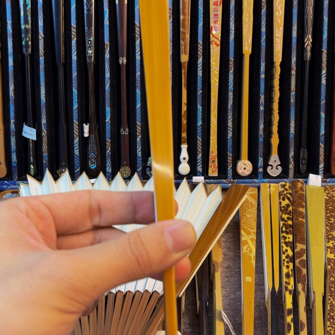 扇子手工制作文玩精品