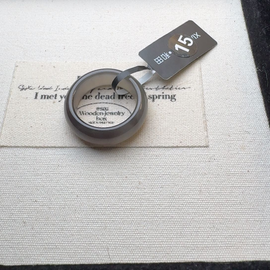 和田玉戒指未镶嵌是****i