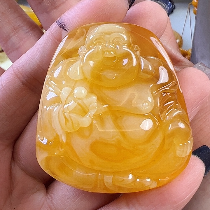 蜜蜡颈饰未镶嵌蜜蜡