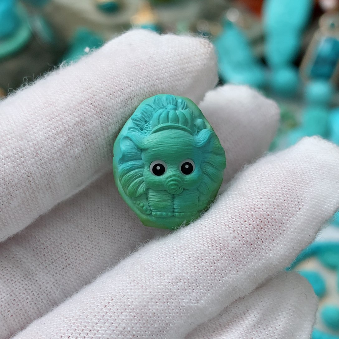 绿松石珠宝奇石未镶嵌小**⭐