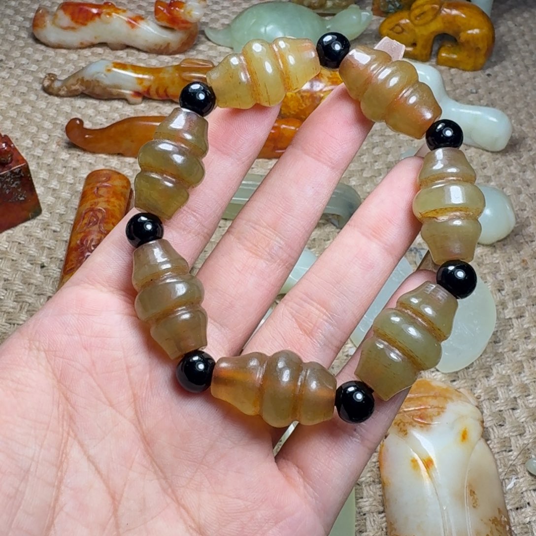 白玉菩提吊坠挂件