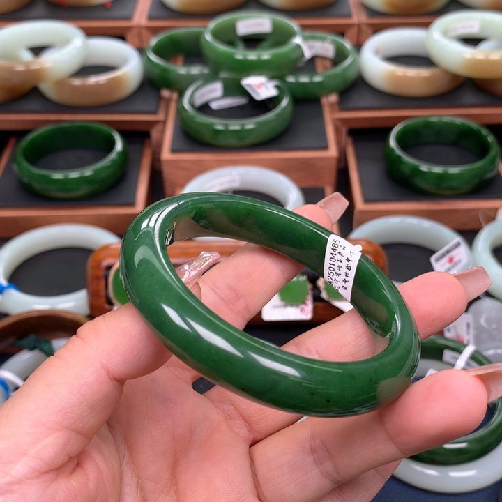 和田玉（碧玉）5859圈口未镶嵌