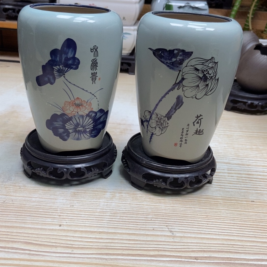 瓷片陶瓷花盆陶瓷艺术